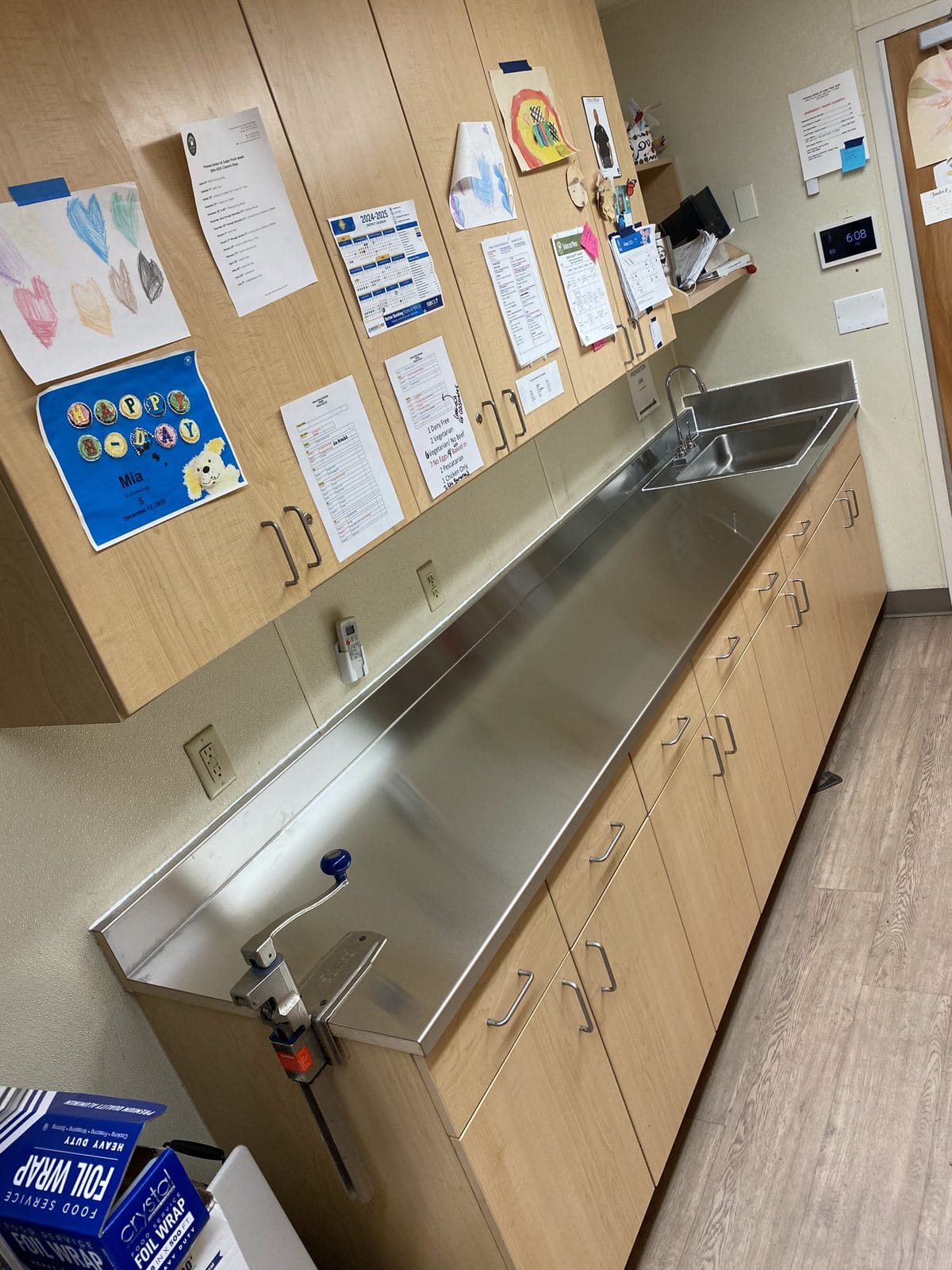 Custom stainless steel food-grade counter